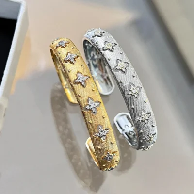 Fashion trend women's luxury jewelry retro personality exquisite bracelet wedding party holiday gift